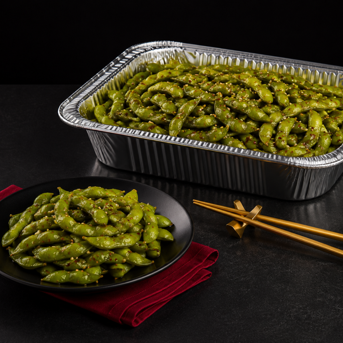 Orange Ginger Edamame